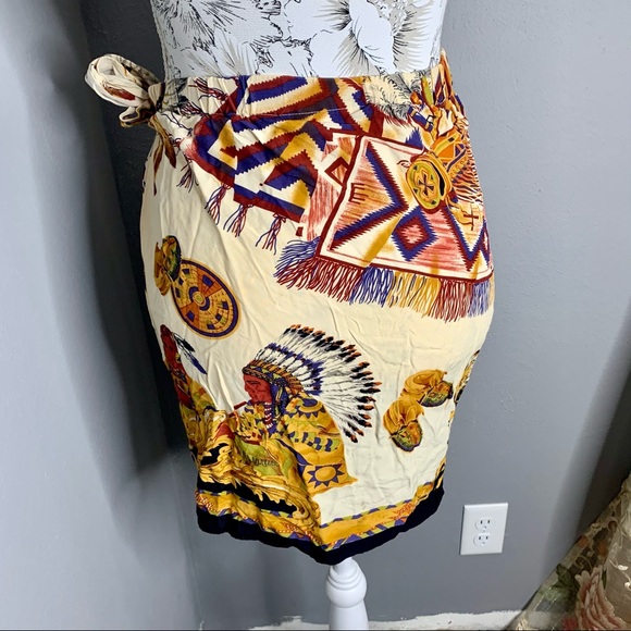 Karen Kane Dresses & Skirts - Vintage Karen Kane Native American Wrap Skirt 6P